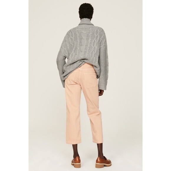 The Great The Billy Jean Pink Corduroy Patchwork Jeans Women's Size 26 - Picture 15 of 15